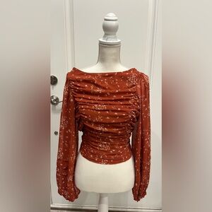 Freepeople Open Back Blouse